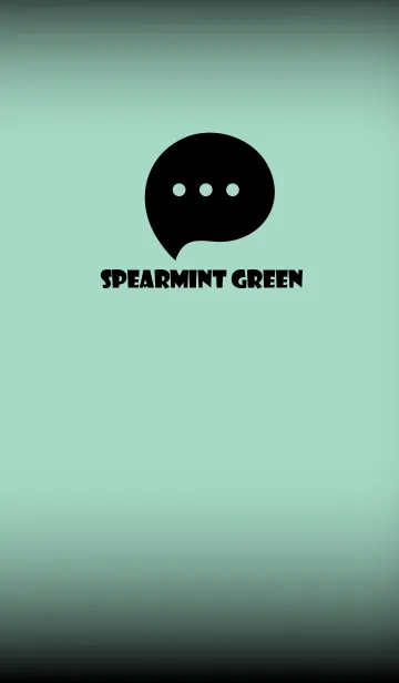 [LINE着せ替え] Spearmint Green And Black V.3 (JP)の画像1