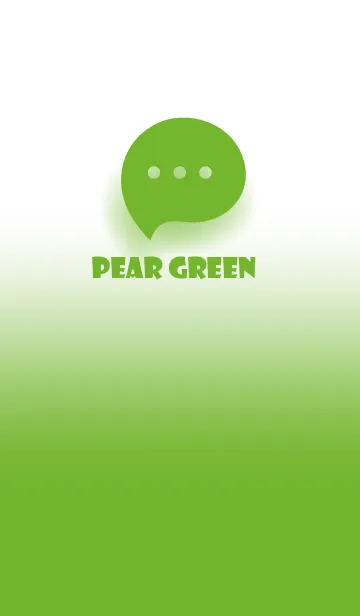 [LINE着せ替え] Pear Green & White Theme V.3 (JP)の画像1