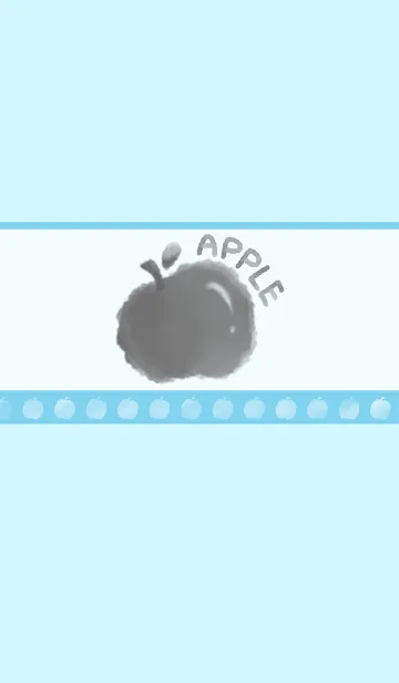 [LINE着せ替え] Smudge Apple J-Grey (Bl3)の画像1