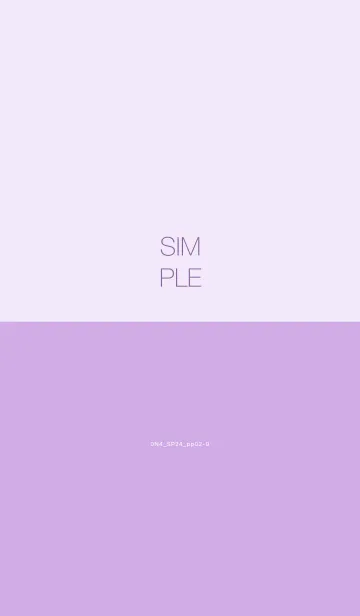 [LINE着せ替え] 0N4_24_パープル2-9の画像1