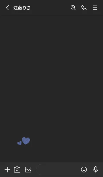 [LINE着せ替え] ハートのらくがき(くすみ4-06)の画像2