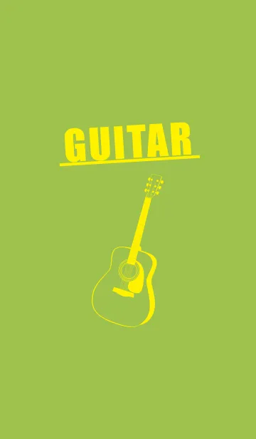 [LINE着せ替え] GUITAR COLOR リーフグリーンの画像1