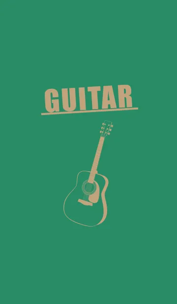 [LINE着せ替え] GUITAR COLOR フォレストグリーンの画像1