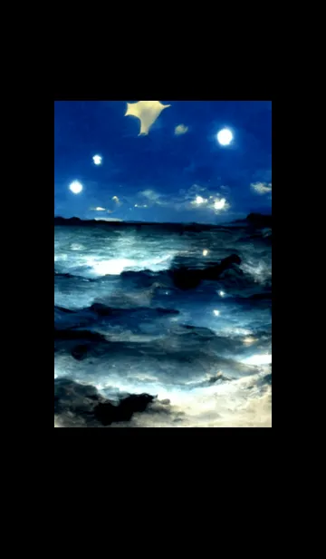 [LINE着せ替え] 夜の月 月の海 #DkBC_a1。の画像1