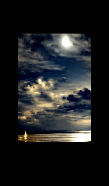 [LINE着せ替え] 夜の月 月の海 #DkBC_22。の画像1