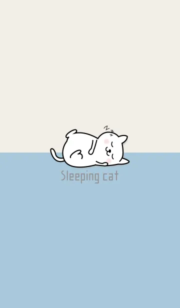 [LINE着せ替え] I am a Sleeping cat 91の画像1