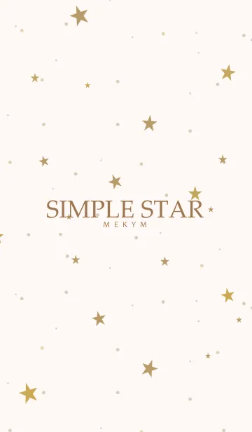 [LINE着せ替え] SIMPLE STAR NATURAL YELLOW 33の画像1