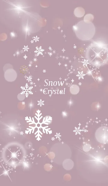 [LINE着せ替え] 幸運四葉！ Crystal Snowの画像1