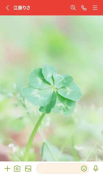 [LINE着せ替え] 無限の幸福 七つ葉のクローバー #24の画像2