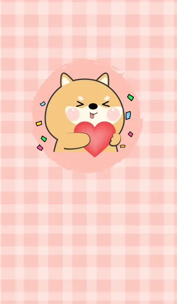 [LINE着せ替え] Simple Cute Cute  Shiba Inu (JP)の画像1