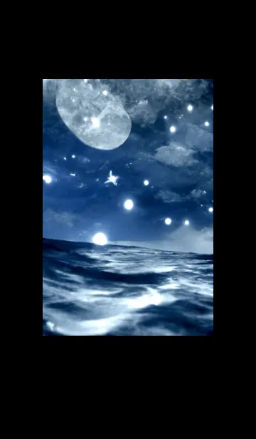 [LINE着せ替え] 夜の月 月の海 #DkBD_22。の画像1