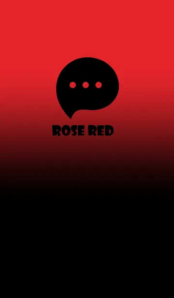 [LINE着せ替え] Black & Rose Red Theme V3 (JP)の画像1