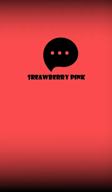 [LINE着せ替え] Strawberry Pink  And Black V.3 (JP)の画像1