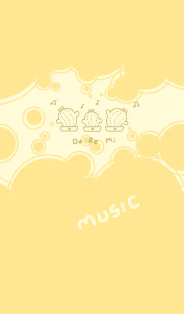 [LINE着せ替え] Twisted Cactus J-Pale Yellow Orange(Ye5)の画像1