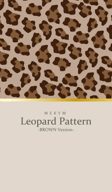 Leopard-BROWN Version 28の着せ替えメイン画像