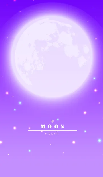 [LINE着せ替え] MOON-PURPLE 11の画像1