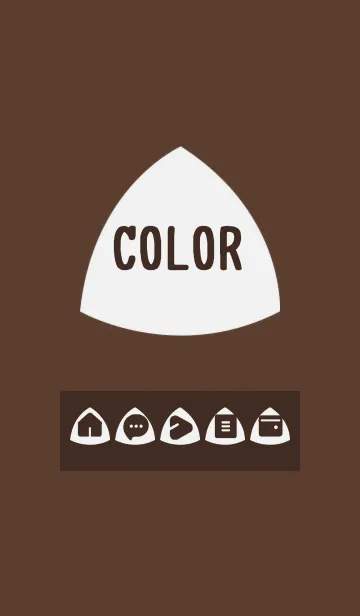 [LINE着せ替え] brown color L11の画像1