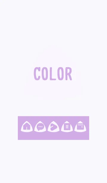 [LINE着せ替え] purple color L12の画像1