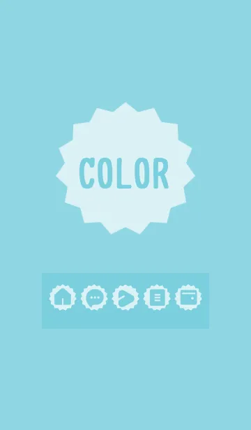 [LINE着せ替え] green color M26の画像1