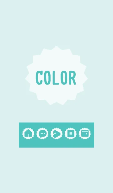 [LINE着せ替え] green color M30の画像1