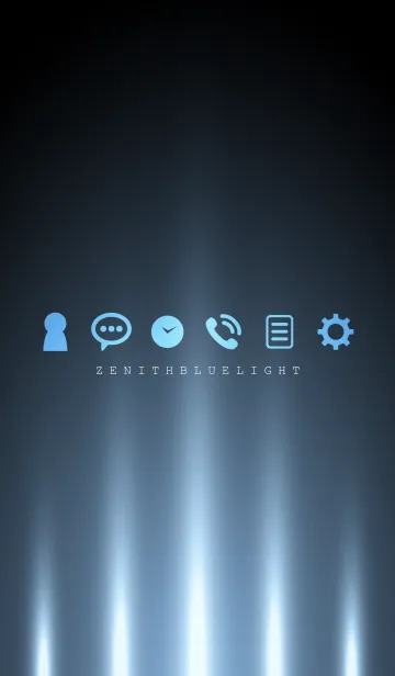 [LINE着せ替え] ZENITH BLUE LIGHT 2の画像1