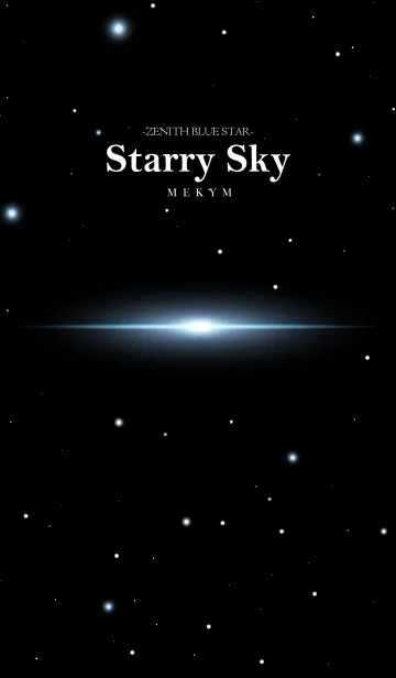 [LINE着せ替え] Starry Sky -ZENITH BLUE STAR-の画像1