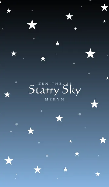 [LINE着せ替え] - Starry Sky Zenith Blue -の画像1