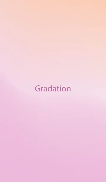 [LINE着せ替え] gradation ORANGE&PINK 33の画像1