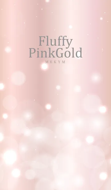 [LINE着せ替え] Fluffy Pink Gold-HEART 27の画像1