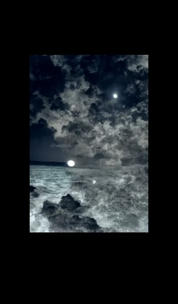 [LINE着せ替え] 夜の月 月の海 #DlH_9。の画像1