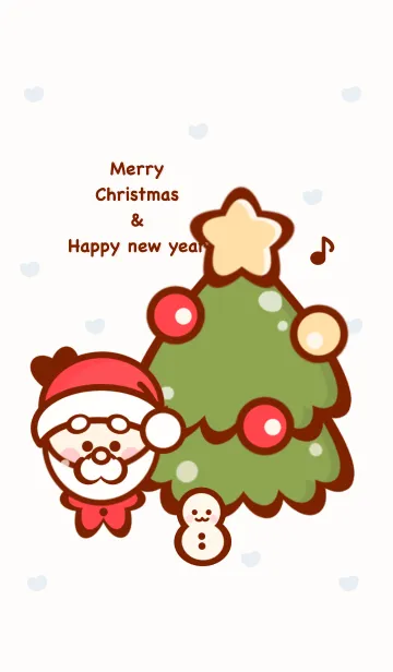 [LINE着せ替え] Santa is coming 5 :)の画像1