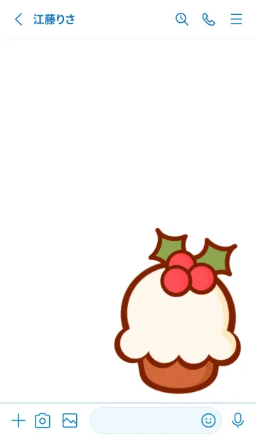 [LINE着せ替え] Sweet Christmas Sweets 5の画像2