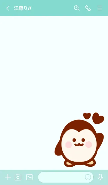 [LINE着せ替え] Penguin in winter 7 :)の画像2