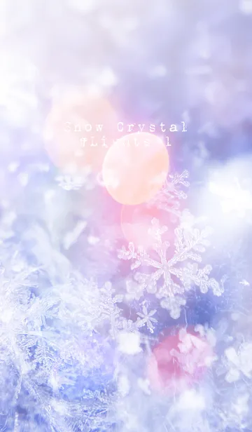 [LINE着せ替え] 雪の結晶 #Lights 1の画像1