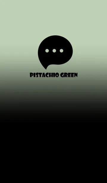 [LINE着せ替え] Black & Pistachio Green Theme V3 (JP)の画像1