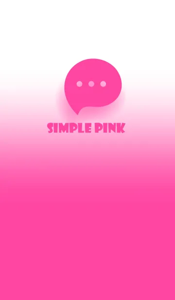 [LINE着せ替え] Pink & White Theme V.3 (JP)の画像1