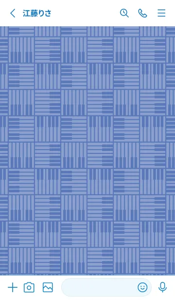 [LINE着せ替え] 和音 算崩しとピアノ鍵盤 薄花桜の画像2