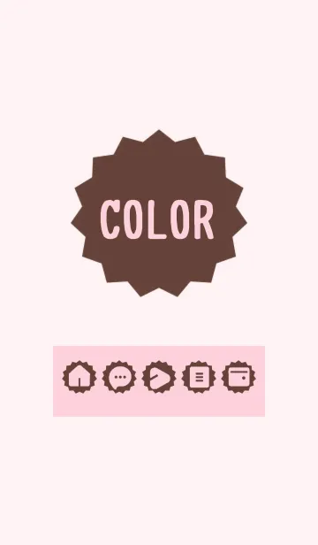 [LINE着せ替え] pink color M13の画像1