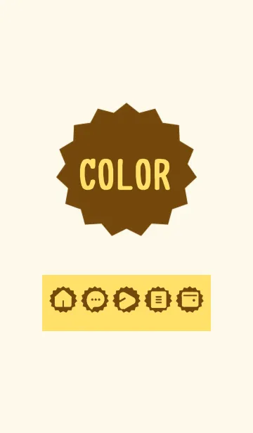 [LINE着せ替え] yellow color M14の画像1