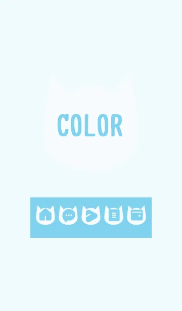 [LINE着せ替え] blue color N13の画像1