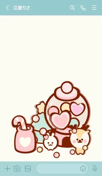 [LINE着せ替え] Pastel Candy shopの画像2