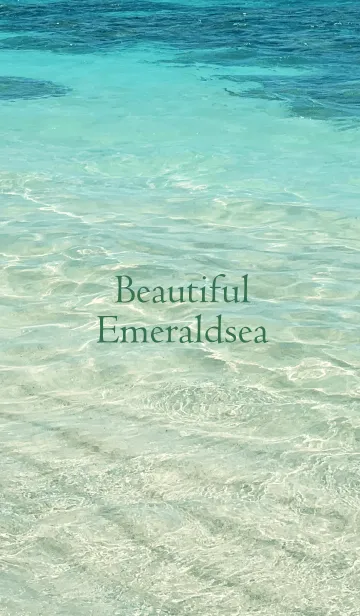 [LINE着せ替え] Beautiful Emeraldsea - MEKYM 17の画像1