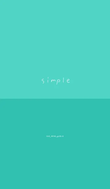 [LINE着せ替え] 0n5_26_グリーン8-6の画像1