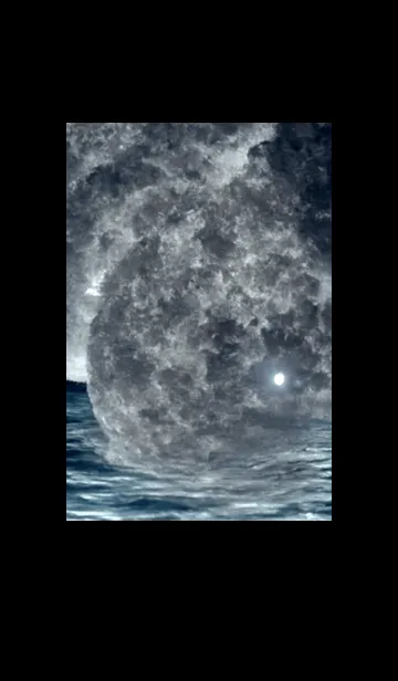 [LINE着せ替え] 夜の月 月の海 #DlH_21。の画像1