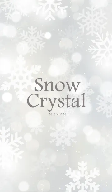 Snow Crystal-WHITE.MEKYM 15の着せ替えメイン画像