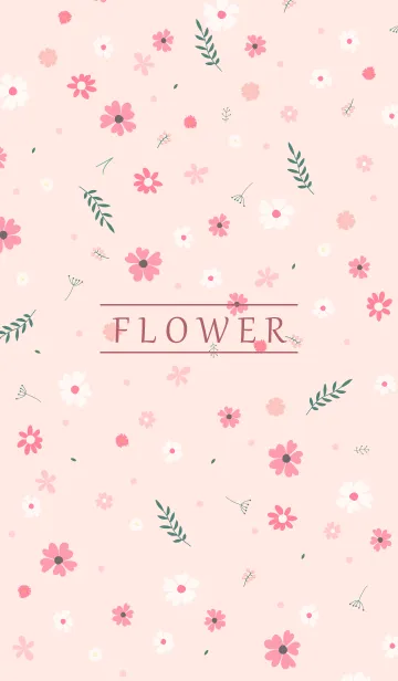 [LINE着せ替え] MANY FLOWERS PINK 43の画像1