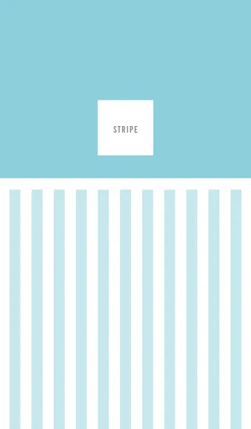 [LINE着せ替え] Simple stripe / Mintの画像1