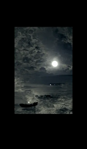 [LINE着せ替え] 夜の月 月の海 #DlJ_1。の画像1