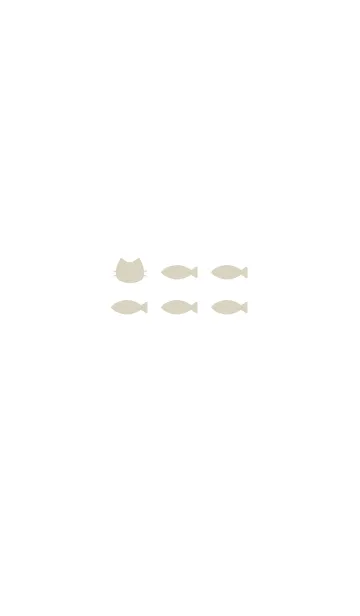 ねことおさかな(くすみ2-03)のLINE着せ替え