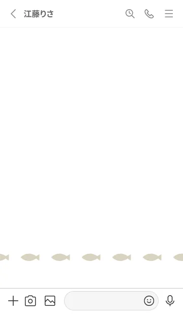 [LINE着せ替え] ねことおさかな(くすみ2-03)の画像2